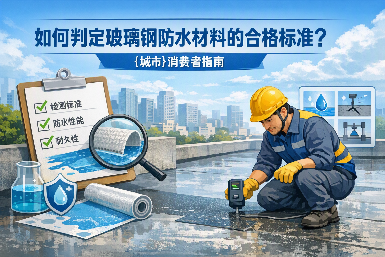如何判定玻璃钢防水材料的合格标准？ 仙桃 消费者指南