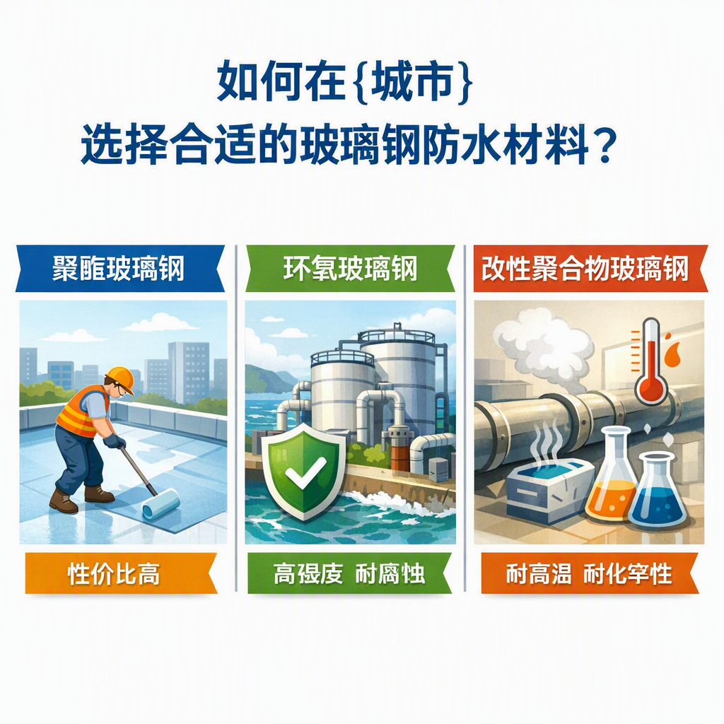 如何在仙桃选择合适的玻璃钢防水材料?