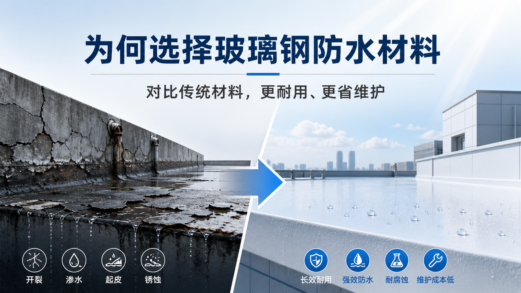 在仙桃，为何选择玻璃钢防水材料而非传统材料