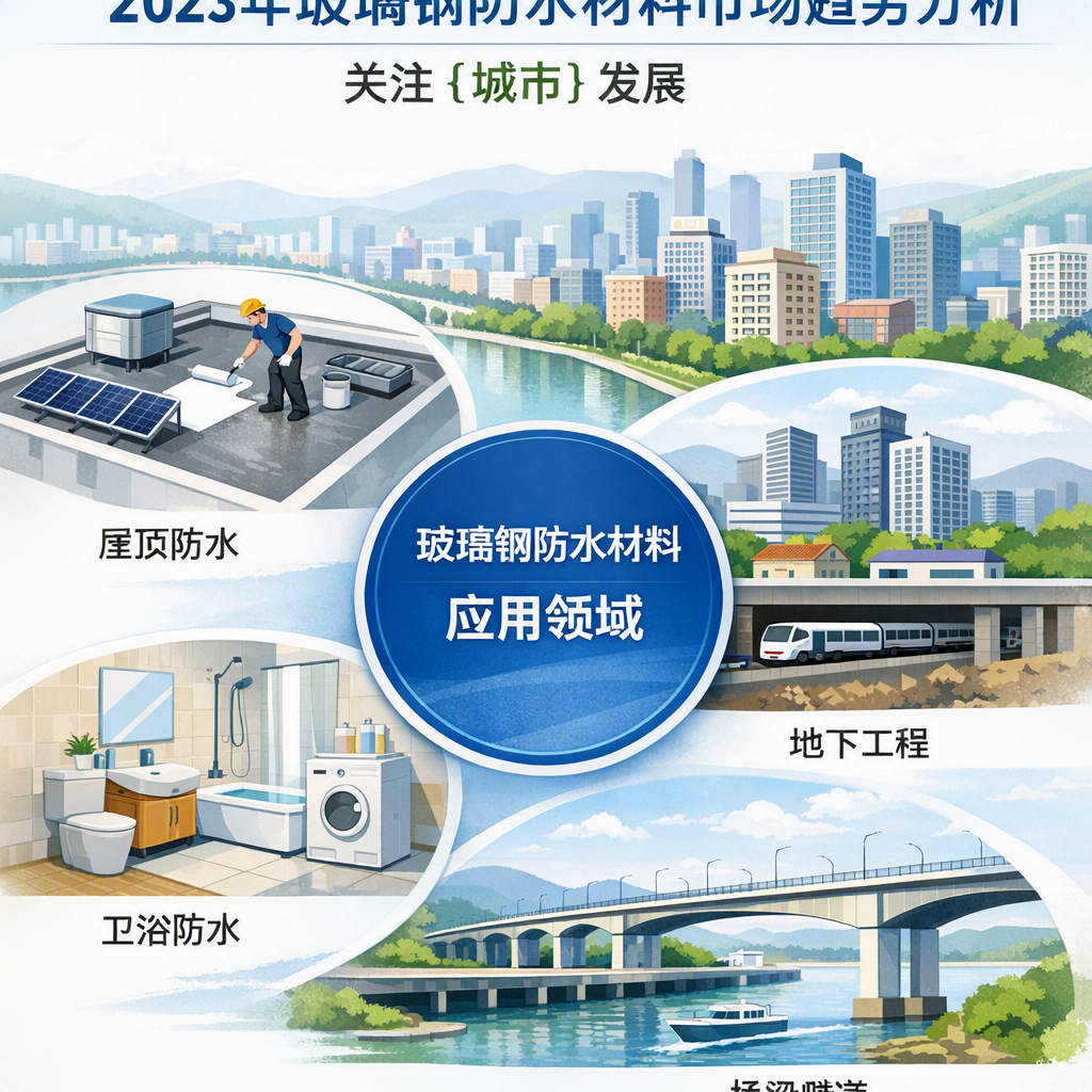 2023年玻璃钢防水材料市场趋势分析,关注 仙桃 发展