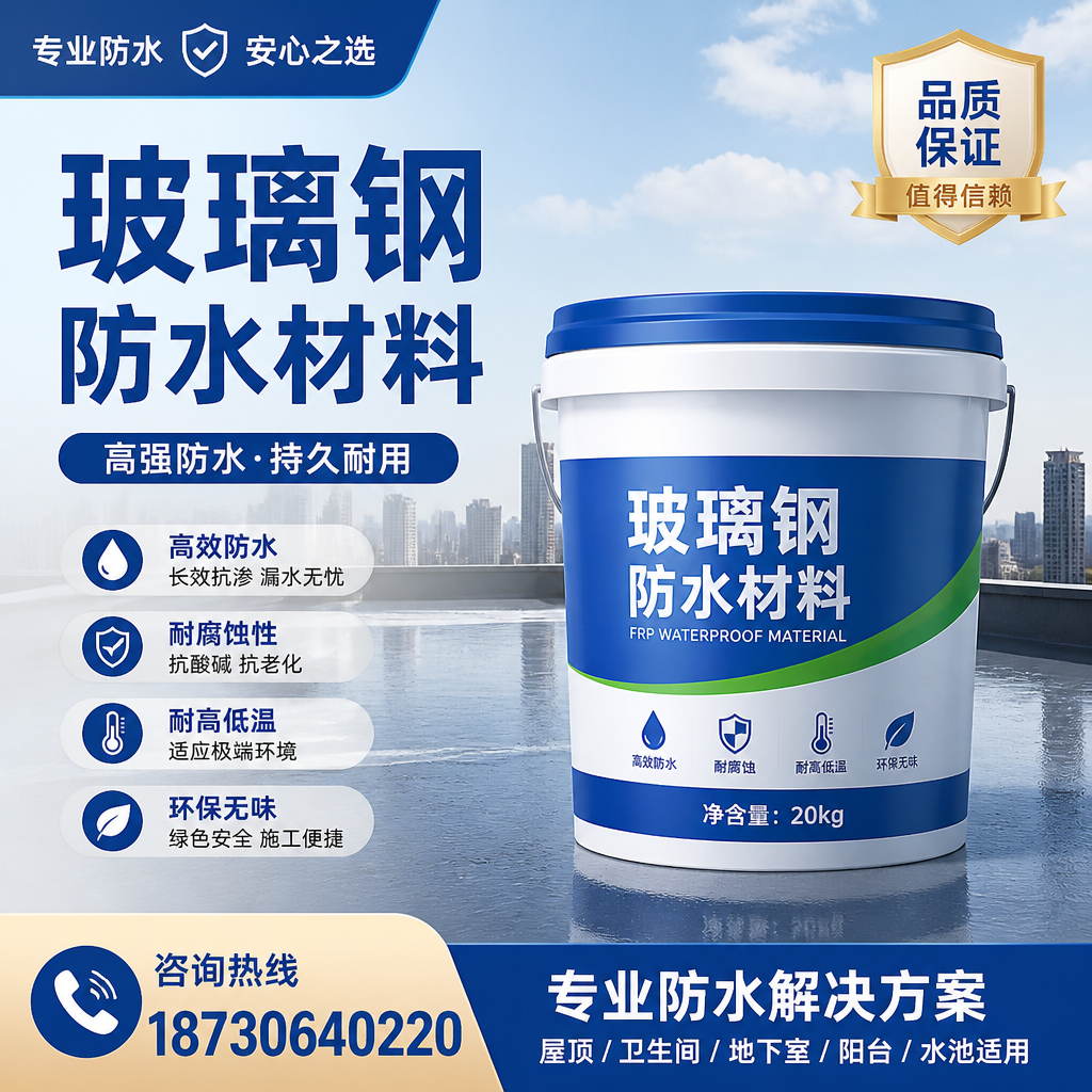 了解玻璃钢防水材料的市场趋势,仙桃 企业不可不知
